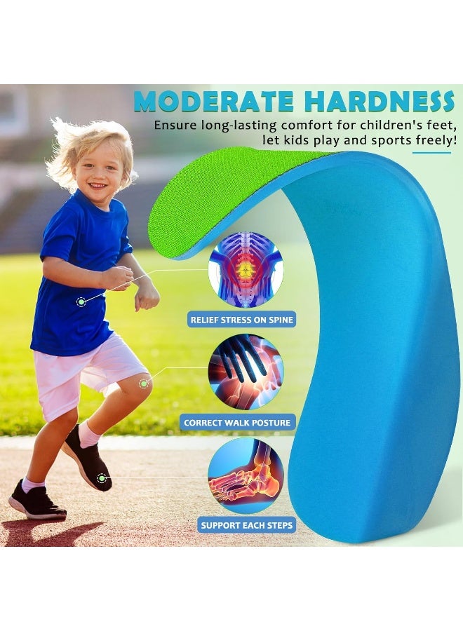 Ailaka Kids Orthotic Arch Support Insoles, PU Foam Cushioning Arch Support Shoe Insert for Overpronation Children Toddlers Flat feet, Plantar Fasciitis(8.5-9.5 M US Toddler) - Image 5